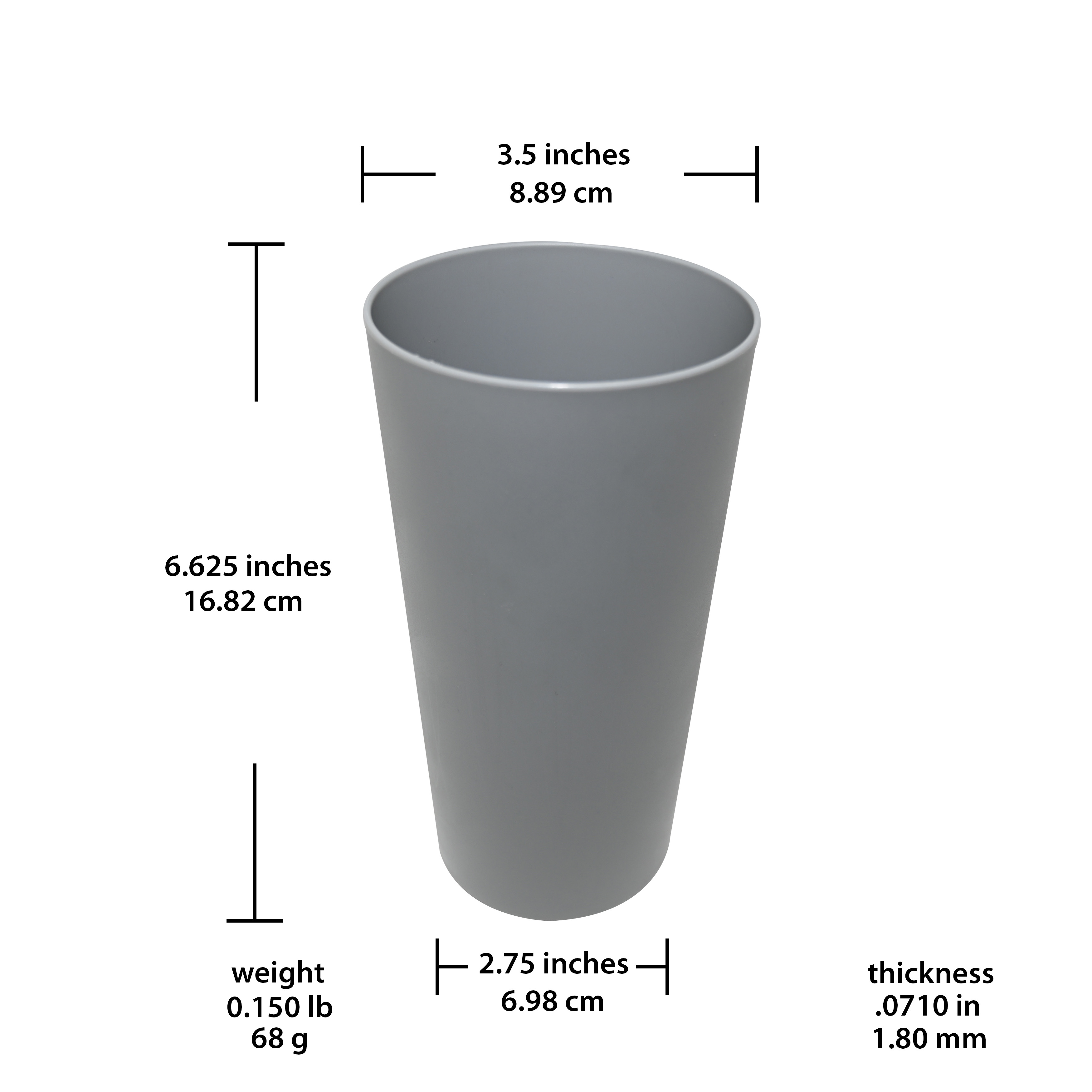 Premium Large Plastic Tumbler Merrick Engineering